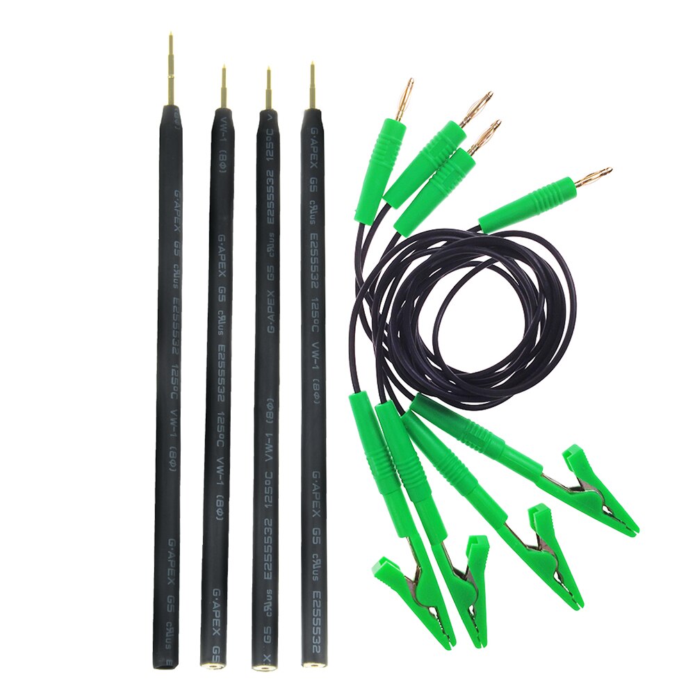 OBD 4pcs LED BDM Frame Probe Pens with Connect Cable BDM Frame Pins Adapters For KESS V2 KTAG K TAG FGTECH ECU Chip Tuning Tool