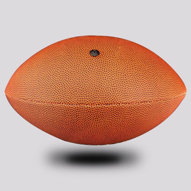 Balón de fútbol americano de cuero Pu para niños, juguete de Rugby de , tamaño 9, ideal para entrenamiento al aire libre