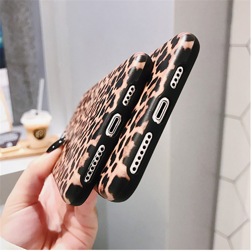 Lovebay Luxury Leopard Print Phone Case For iPhone 7 Soft IMD Silicone Cover For iPhone 11 12 13 Pro XS Max XR X 6 6S 7 8 Plus