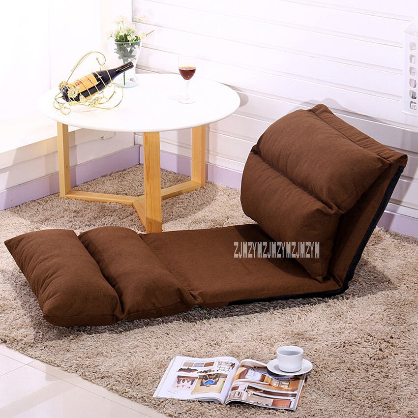 SF002 Comfortable Lazy Sofa Bed Folding Chair Bed Multifunctional Living Room Tatami Chair 6-Gear Adjustment Chair Bed: B