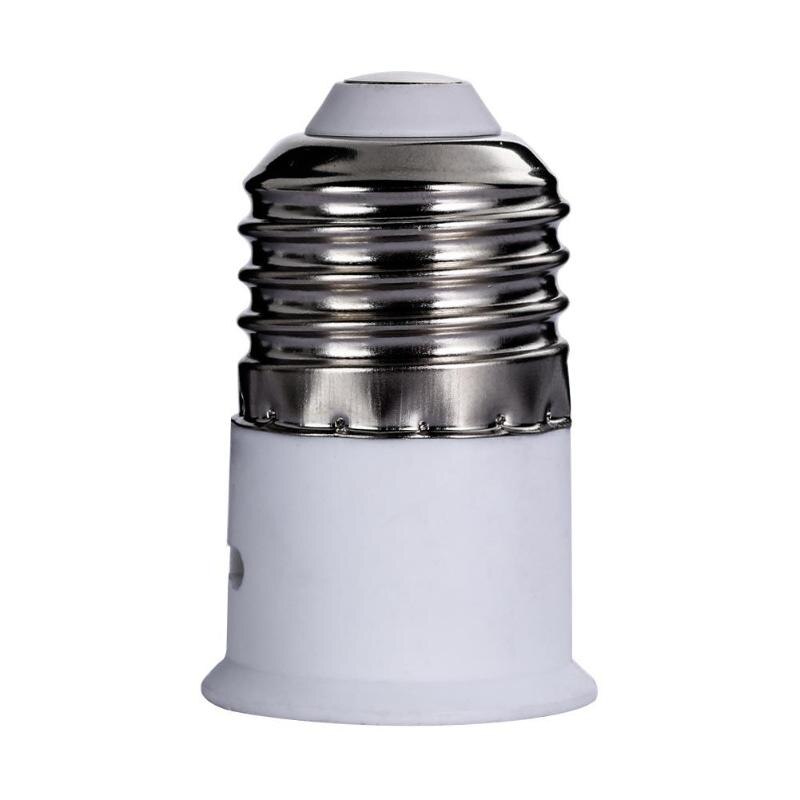 5pcs E27 to B22 Light Lamp Bulb Fireproof Holder Adapter Converter Socket Base Bayonet Cap to Edison Screw