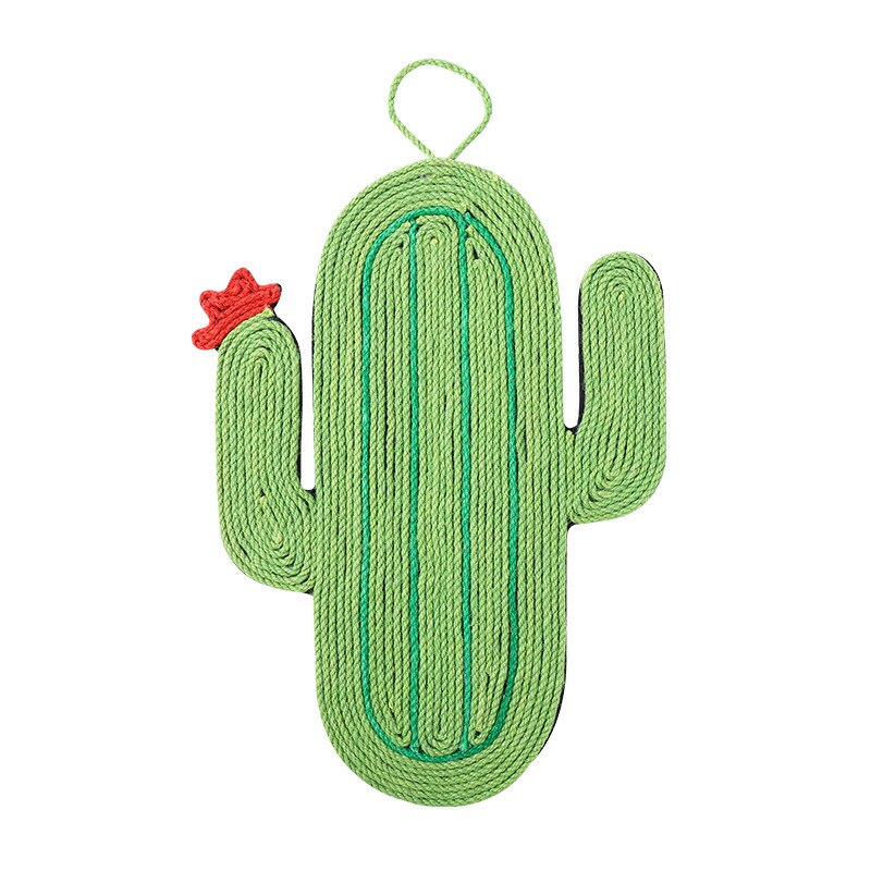 Mata robić drapania kota naturalny sizal filc trwały drapak dla kota kaktus w kształcie sizalu mata robić drapania dla kotów meble ochronne: 7