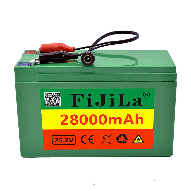 6s3p 24V 28.0Ah 18650 Battery Lithium Battery 25.2V 28000mAh Electric Bicycle Moped /Electric/Li ion Battery Pack with charger