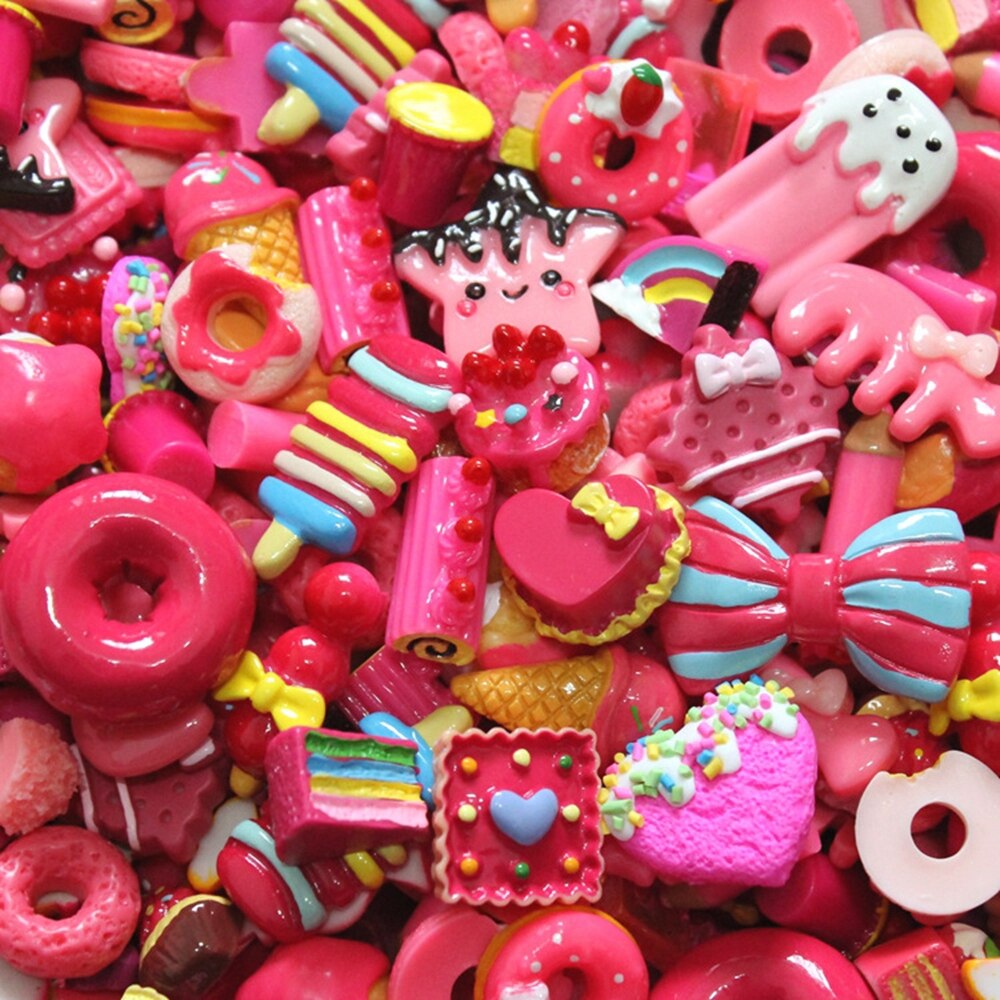 50 sztuk Slime Charms wielkanoc DIY Craft Making żywica zestaw biżuterii żywica Flatback szlam tworzenie koralików dostaw DIY Scrapbooking rzemiosło: 14