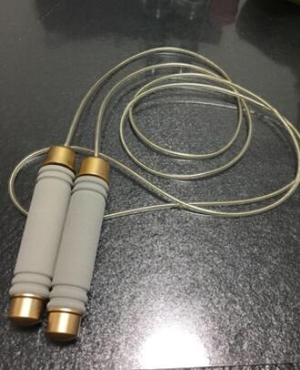 3 m lengte verstelbare enkele skip jump rope: Light Grey