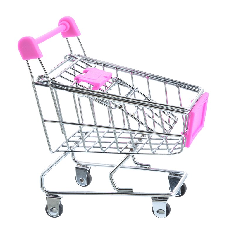 carro supermercado de bebé carrito de juguete de almacenamiento Mini carrito de compras plegable cesta de juguetes para niños 9 colores