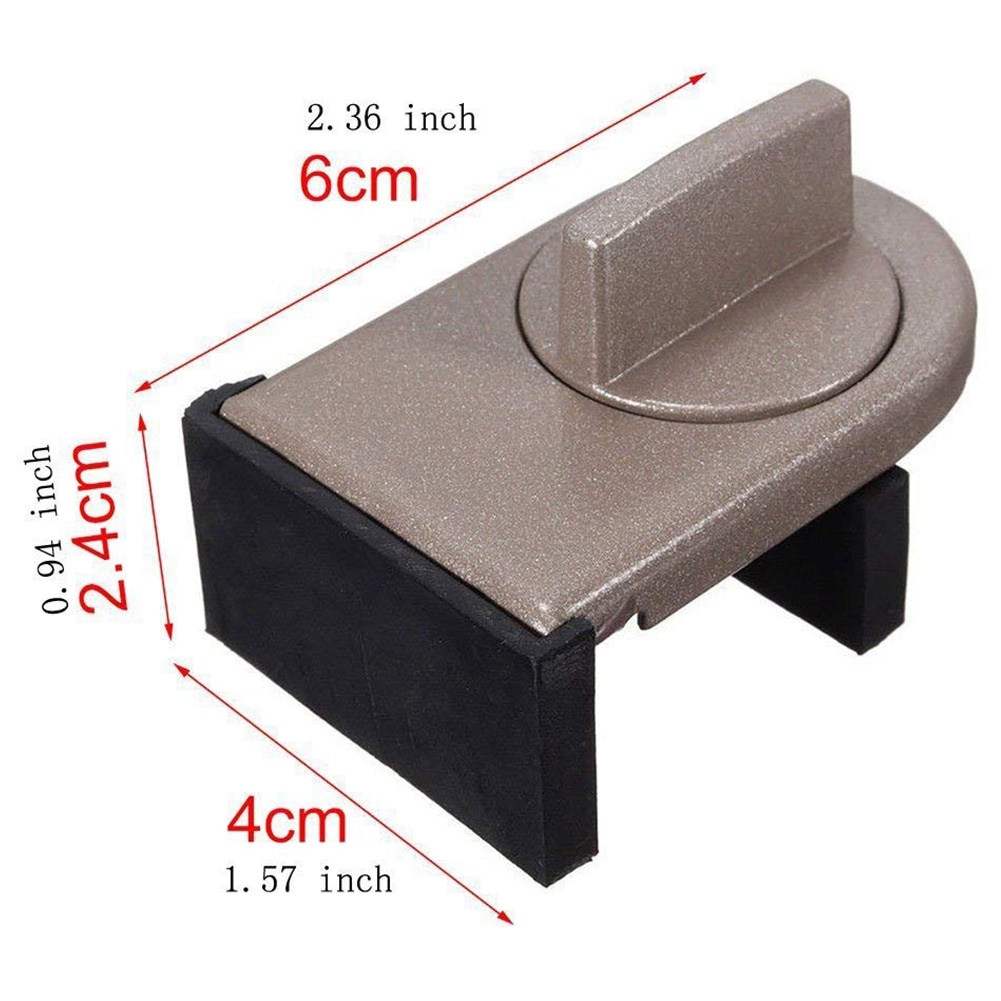 -2 Pcs Sliding Window Frame Stopper Cabinet Lock Belt Door Anti-Theft Lock Window Sliding Door Baby Child Child Protection