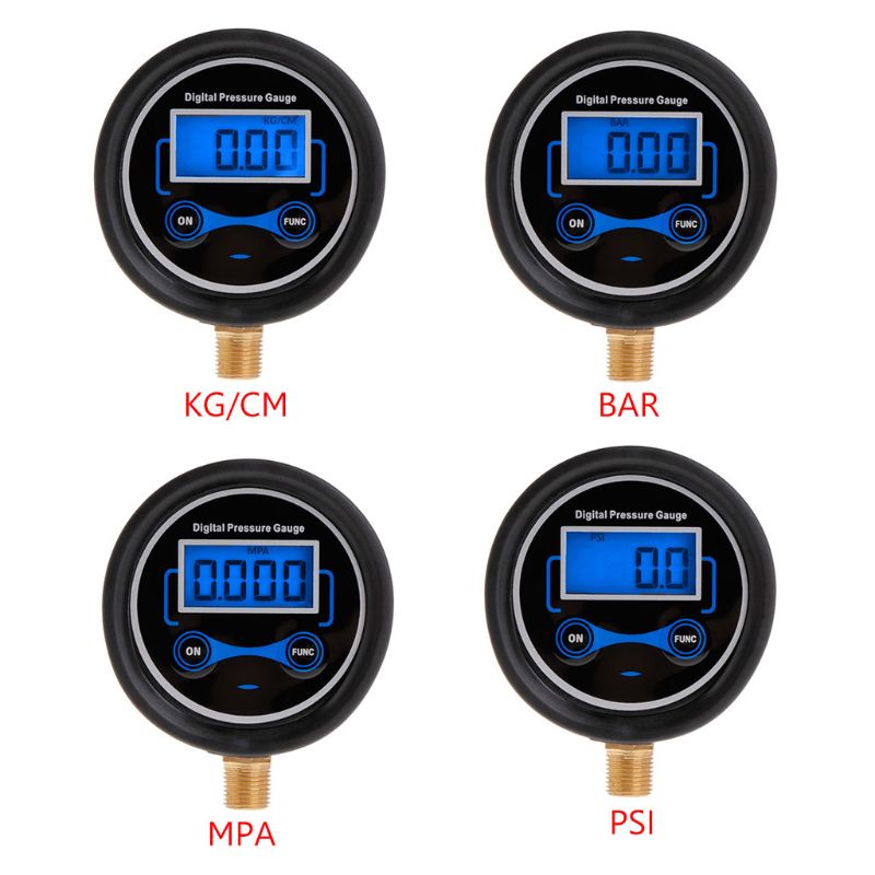 0-200 psi lcd digital dæktryksmåler bil auto motorcykel dæk luft psi meter 1/8 " npt måleanalyseinstrumenter