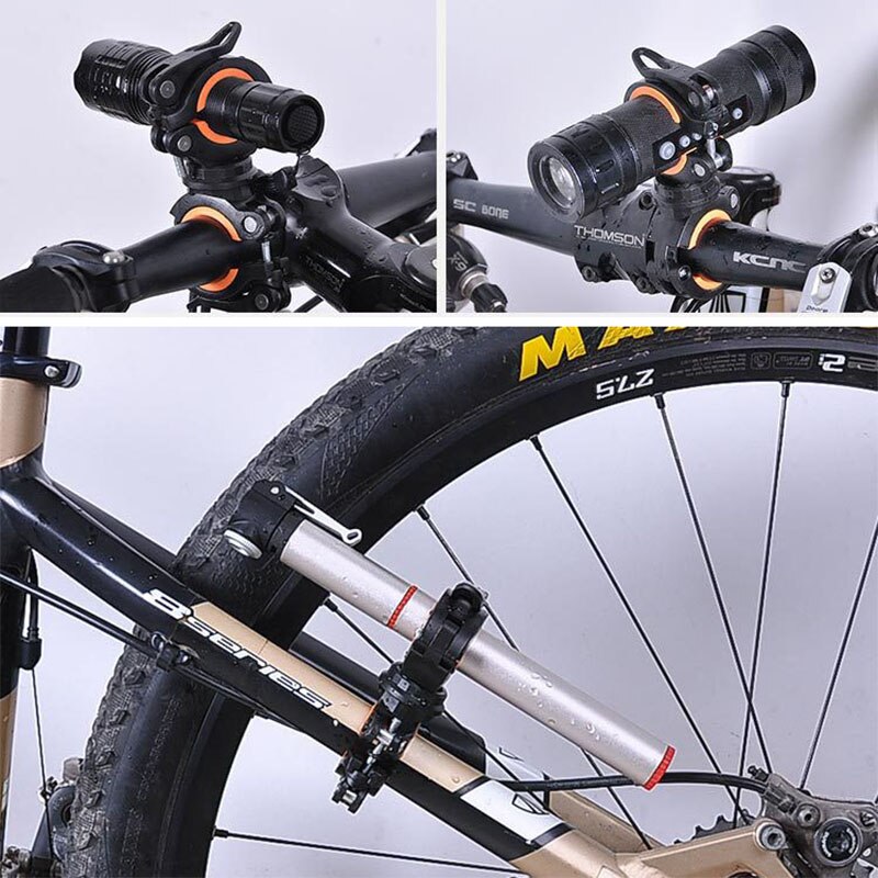 Quick Release Fiets Licht Houder Beugel Led Zaklamp Koplamp Lamp Pomp Houder Stand Beugel Fietsen Fiets Accessoires