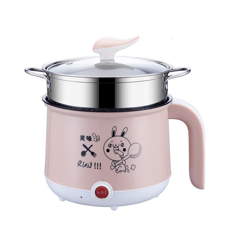 220V Mini Multifunction Electric Cooking Machine Single/Double Layer Available Pot Multi Electric Rice Cooker Non-stick CF43
