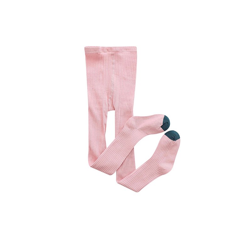 1 2 3 4 5 6 7 8 anos menina collants bebê meias outono inverno quente criança meia-calça kidscotton calças meninas bonitos kf040: 6-8T(XXL) / light pink