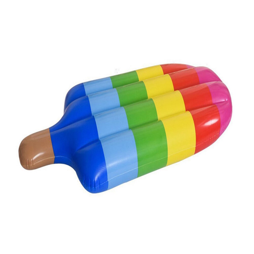 Floating Row Inflatable PVC 145CM Ice Cream Floating Raft Buoyant Popsicle Drifting Couch Swimming Party Toy