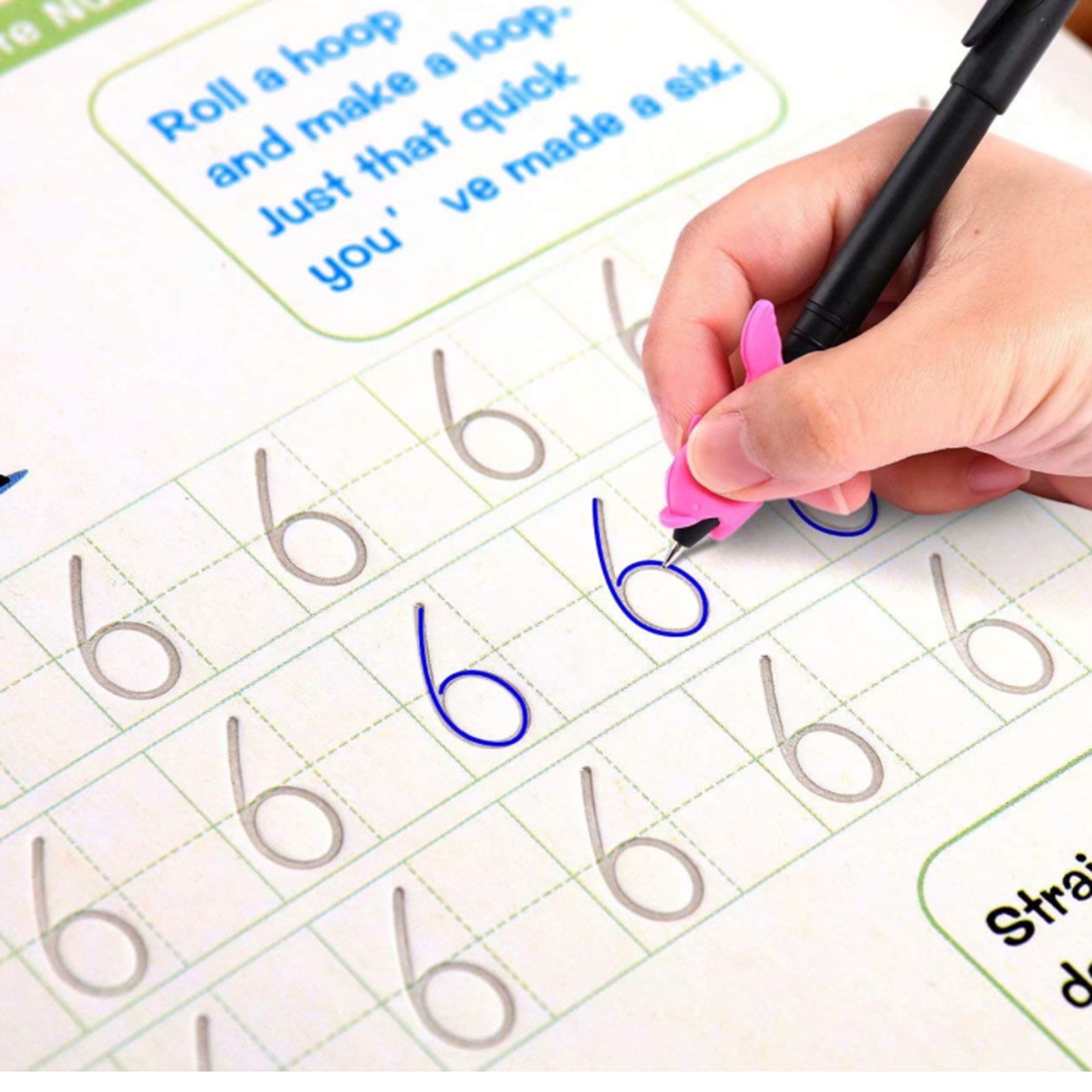 Arabic Numerals Alphabet/Drawing/Math Copybook Children Regular script exercises Stationery for primary school students Beginner