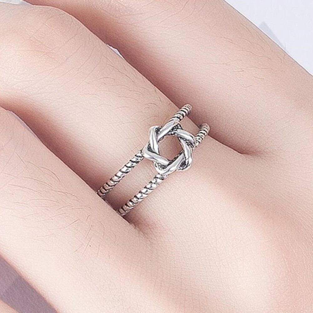 NEHZY 925 bague en argent Sterling de creux femme bijoux de réglable rétro couronne Zircon perle Couple anneau: 1408
