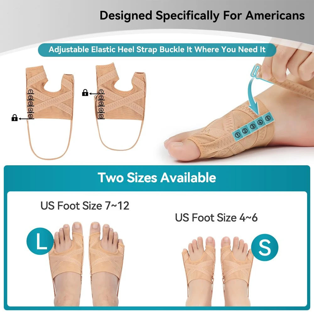 1/2/4/6/10Stck Zehenspreizer Hallux Valgus Ballen Korrektor Einstellbare Zehenspreizer Korrektor Linderung Fußschmerzen Sockenglätter