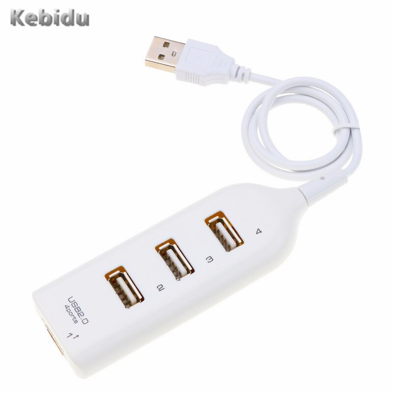 Mode Hoge Snelheid Micro Mini 4 Ports 2.0 Usb Splitter Adapter Voor Pc Computer Voor Draagbare Harde Schijven