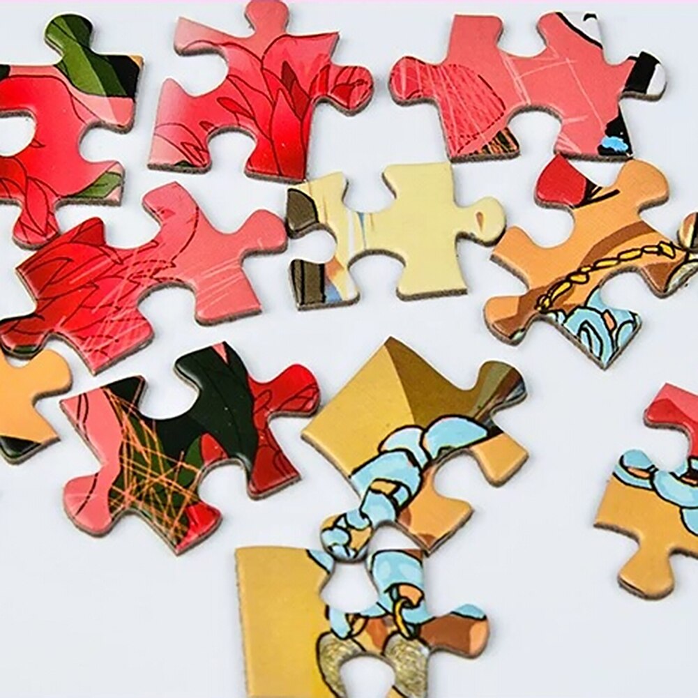 1000Pcs Mini Legpuzzels Houten Papier Puzzel Speelgoed Educatief Puzzel Speelgoed Voor Kinderen/Volwassenen Slaapkamer Decoratie stickers