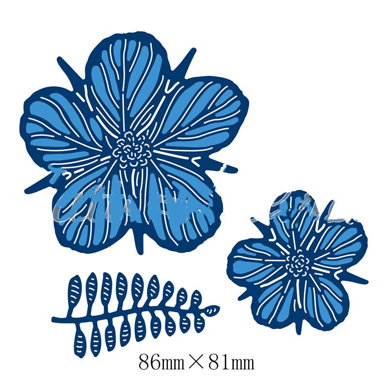 Troqueles de corte de hojas de vid de flores de madera silvestre para bricolaje álbum de recortes papel confección de tarjetas suministros para manualidades