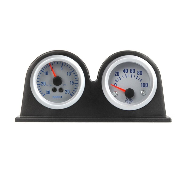 Auto 52Mm Auto Gauge Universal Dubbele Gat Meter Houder Instrument Frame L9BC