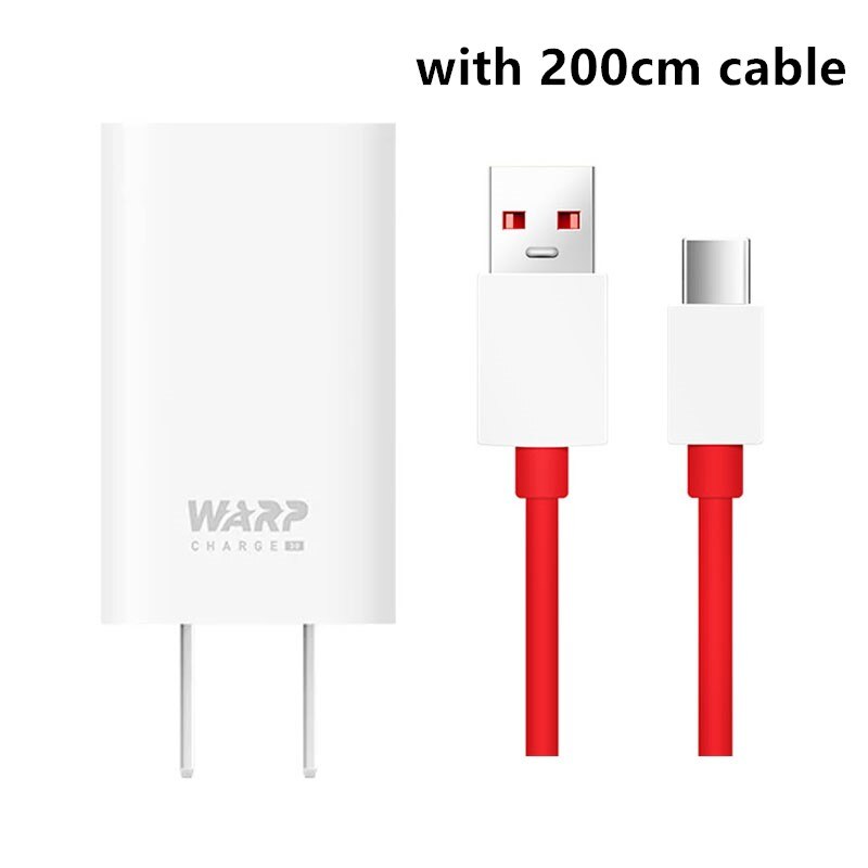 Original oneplus 7t pro ladegerät, 30w netzteile, 30 autoladegeräte, 6a usb-typ-c-kabel, oneplus 8, 7 , 7t, 7 pro , 6 , 6t, 5v/6a warp ladegerät: Uns mit 200cm kabeln