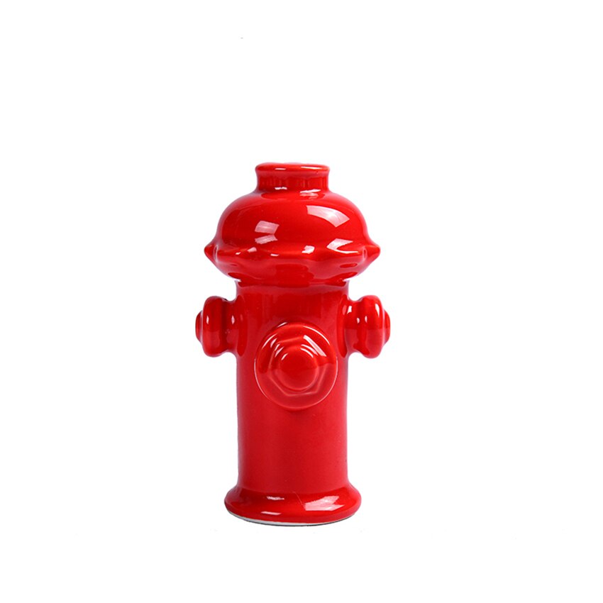 Personality Fire Hydrant Ceramic Simple Toothpick Box Living Room Home Desktop Cute Toothpick Holder Hotel Decoration: A