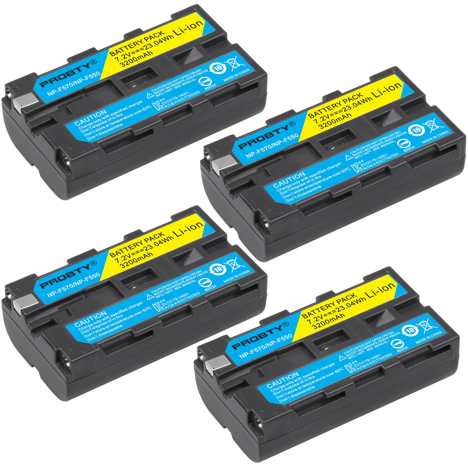 NP-F550 NP F550 NP-F570 3200mAh Camera Battery For Sony NP-F330 NP-F530 NP-F570 NP-F730 NP-F750 CCD-TRV81 CCD-RV100 L70: green