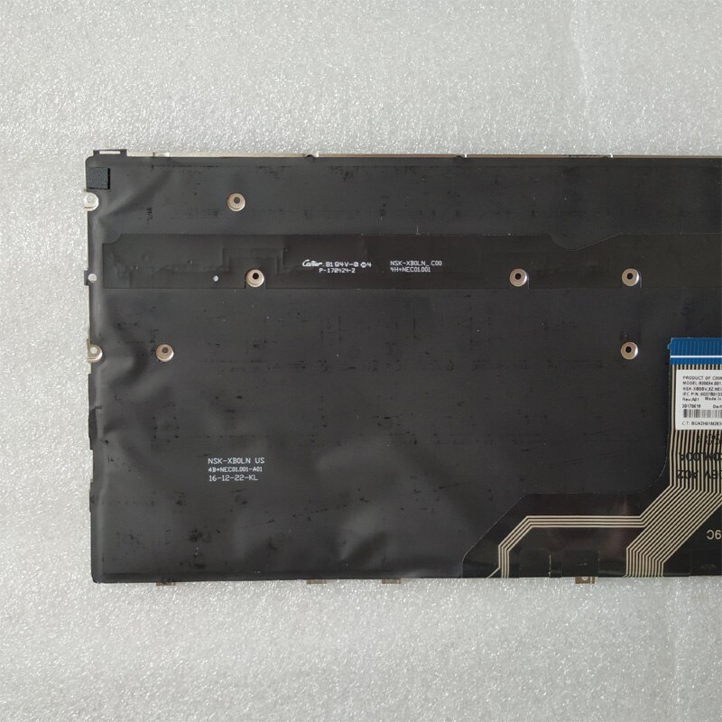 ! 1PC 90% teclado portátil Stock para HP ENVY 13-AD AD102TX AD201TU 017TX TPN-I128