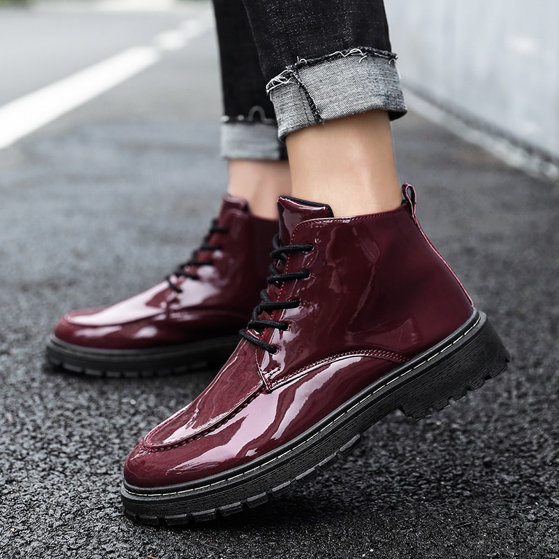 Heren laarzen dr martin laarzen schoenen high top – Grandado