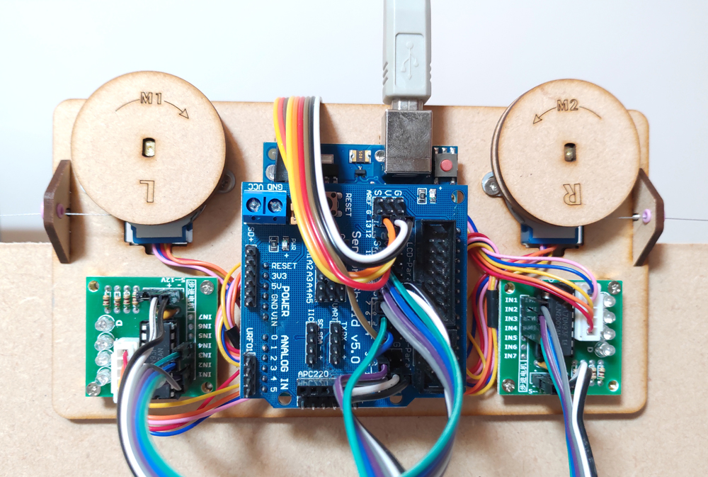 Pintura de pared robot scribit maker project suite polargraph