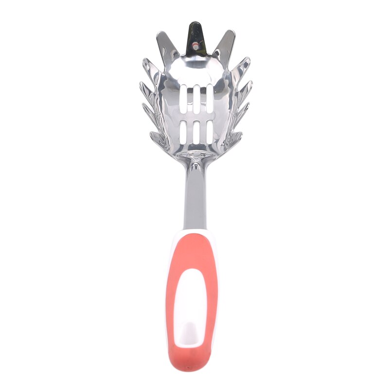 Praktisch Voor Pasta Noodle Lepel Pasta Scoop Vergiet Noodle Spaghetti Pollepel Schuimspaan Keuken Gadgets Voor Keuken: Orange