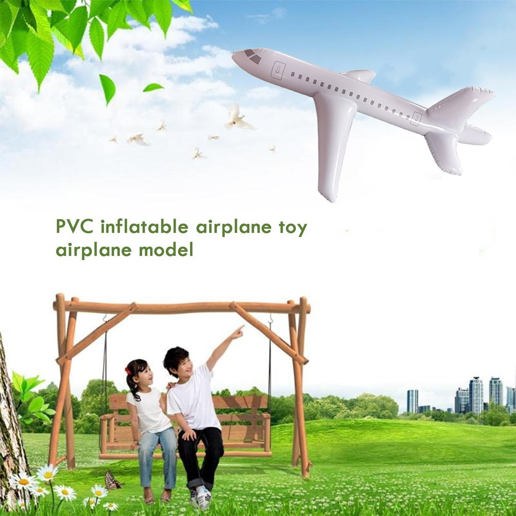 Uppblåsbart flygplan pvc uppblåsbart flygplan reklamflygplan modell barns tecknade leksaker hållbart leksak flygplan