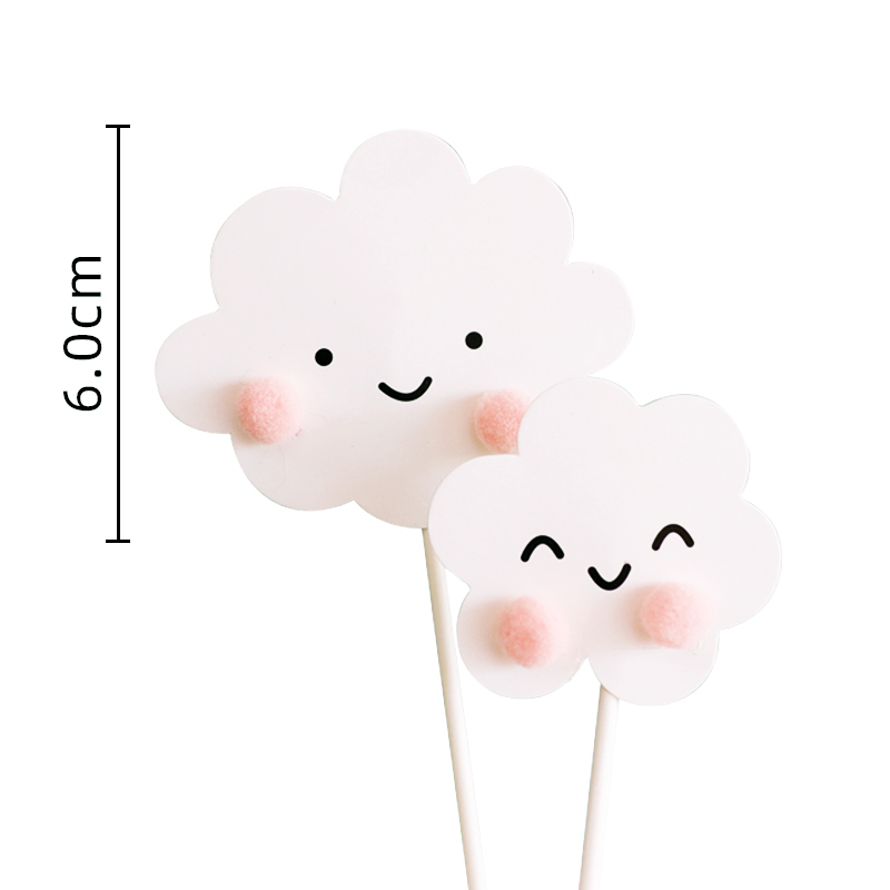 Boerderij Cake Topper Dier Koe Paard Cartoon Verjaardagsfeestje Baby Decoratie Kinderen Zonnebloem Serie Gelukkig Douche Bakken Taart: 16 Flag