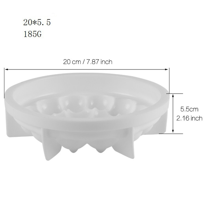 Siliconen Cake gereedschappen Mold Voor Cake Decorating Tool Mousse Dessert Siliconen Mal Bakvorm Cake Decorating Tool 3D Bakken Pan: 2491