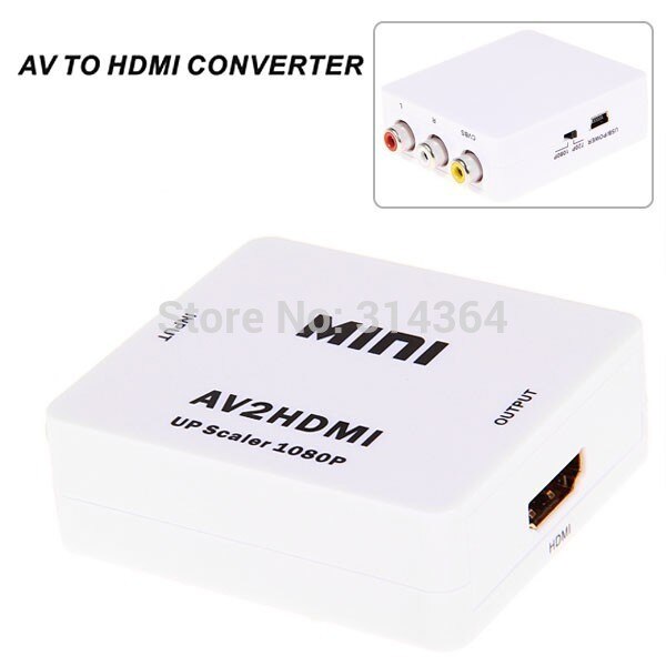RCA Naar HDMI AV Naar HDMI 720 P 1080 P AV2HDMI Mini Converter Signaal Converter
