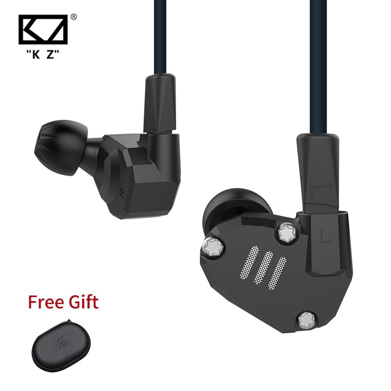 CCA KZ ZS6 Earphone Headet HIFI DJ Monito Running Sport Earphones Earplug Headset Bluetooth Cable Set Earbuds For ZAX ZSX EDX Z1