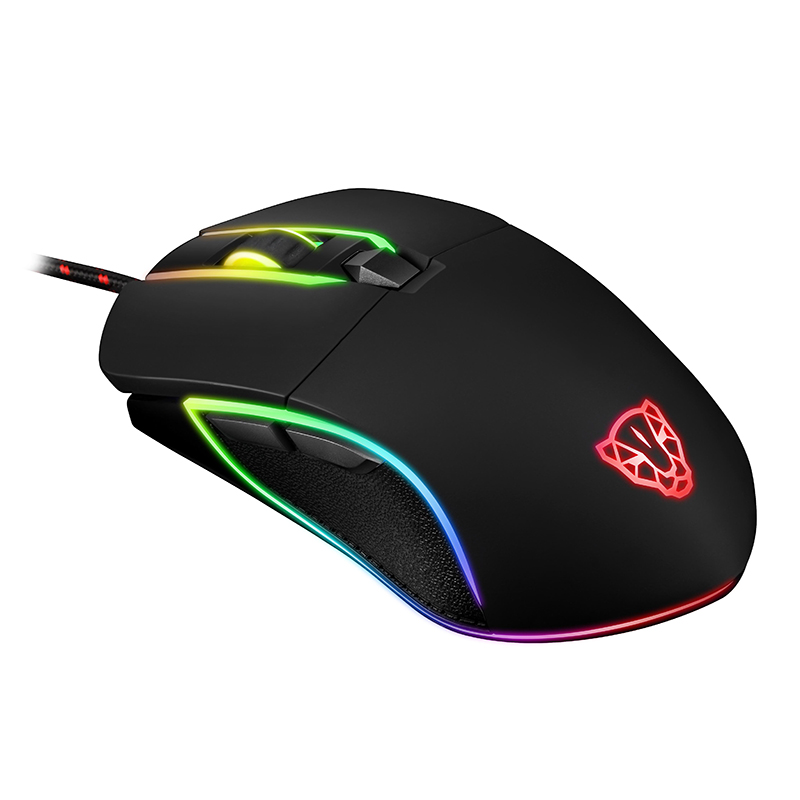 Motospeed – souris optique de jeu V30 RGB, 3500 DPI, rétroéclairée, éclairage LED, pour PC et jeu Gamer