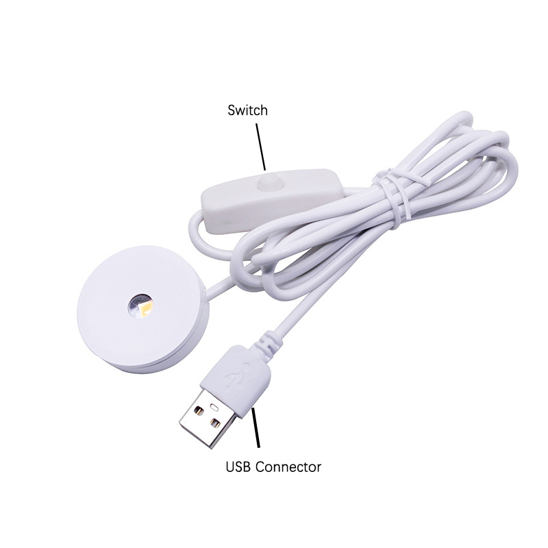 0,5 w kleine flache Möbel Licht Einbau Schlafzimmer Licht USB Ultra-Flat Mini für Nacht lampe Korridor Treppen Wohnzimmer Beleuchtung