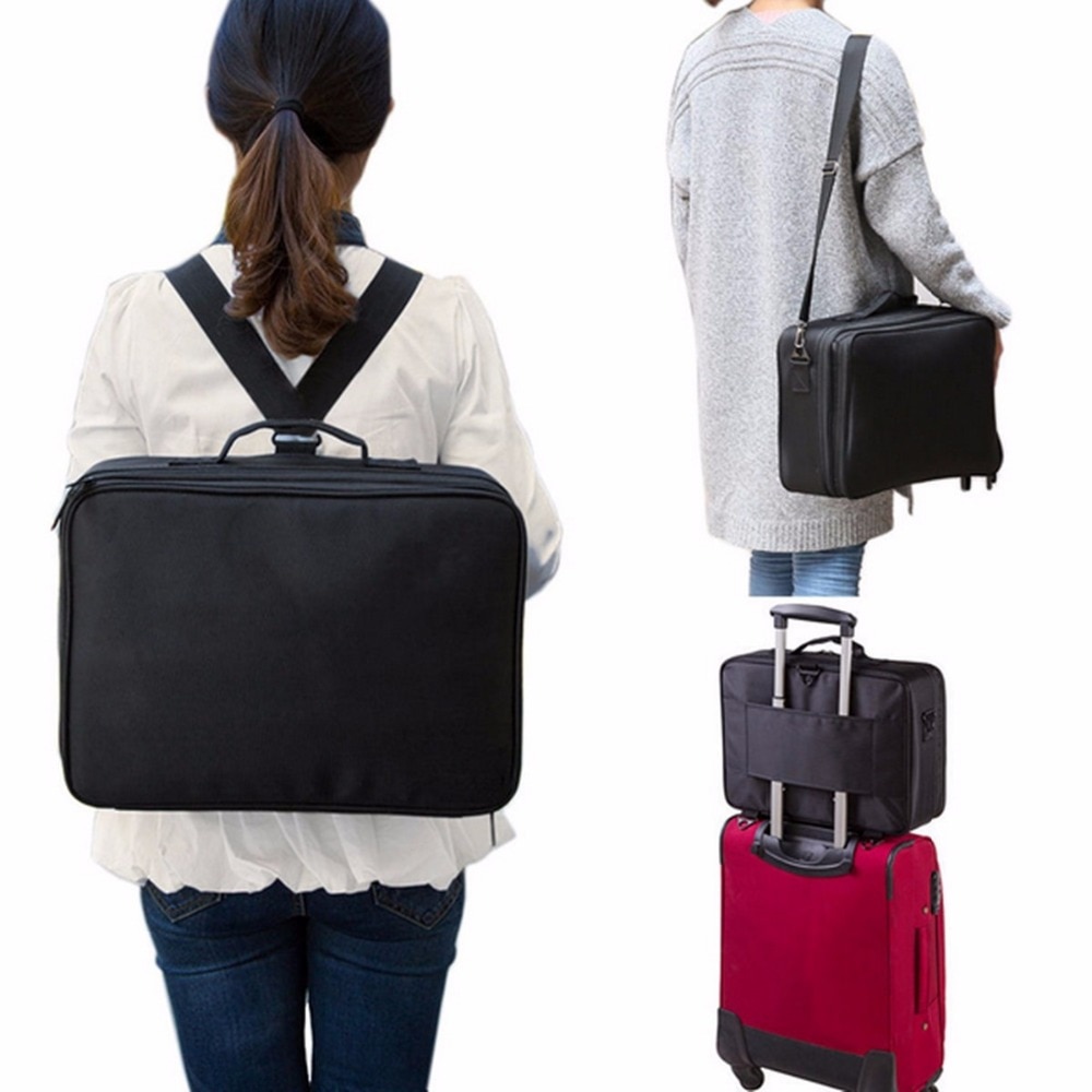 Make Up Box Cosmetics Pouch Bags Beauty Clapboard Case Women Cosmetic Bag Travel Insert Makeup Bag