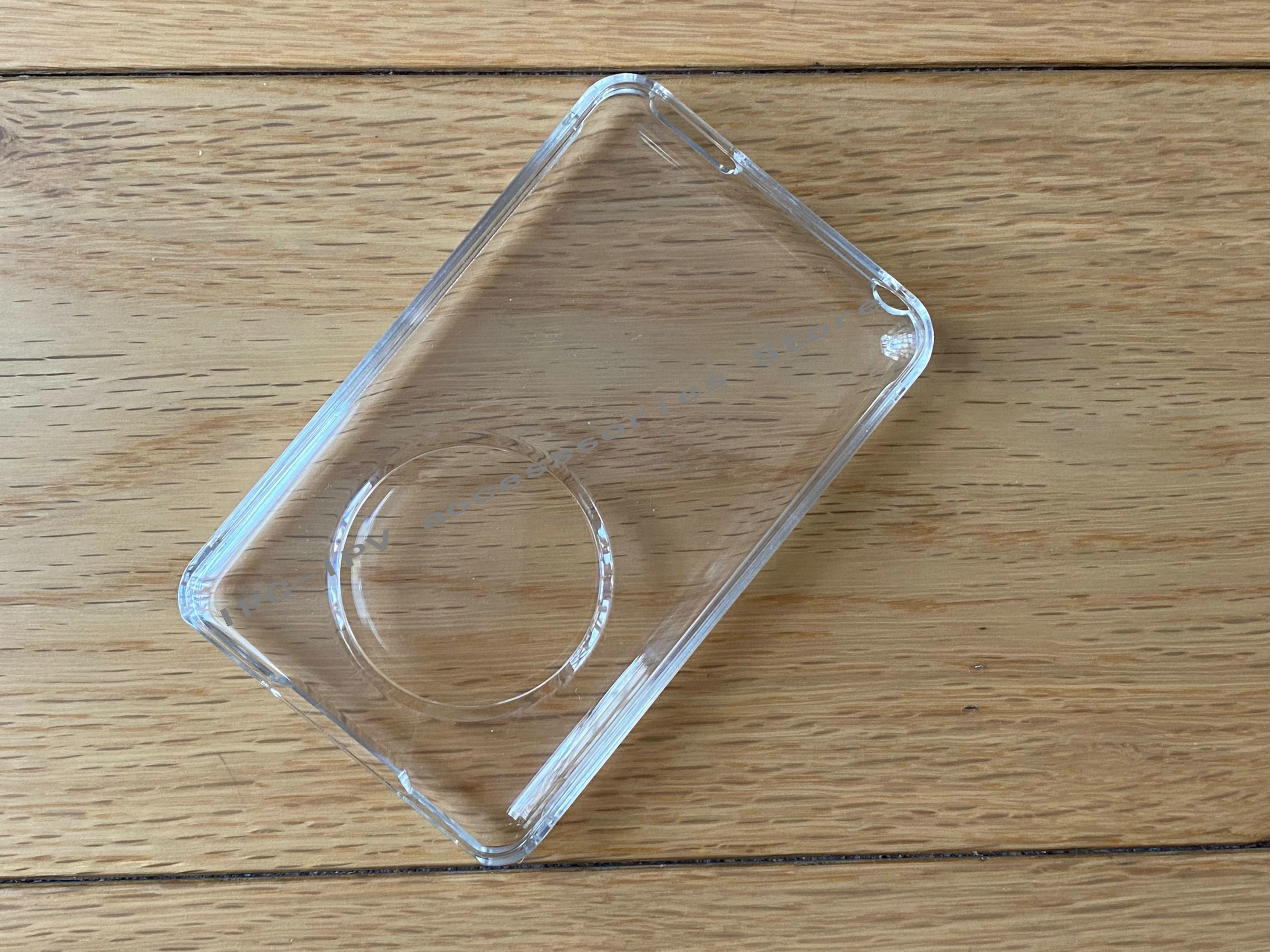 Crystal shell pc ipod classic hårt fodral för 6th 80gb 6.5th 120gb 7th 160gb och genomskinligt skärmskydd, skyddsfilm: Svart