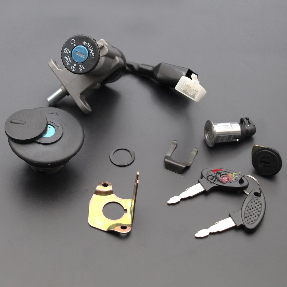 Contactslot Lock Set Voor GY6 50cc 125cc 150cc Scooter Bromfiets Jonway Coolster Taotao