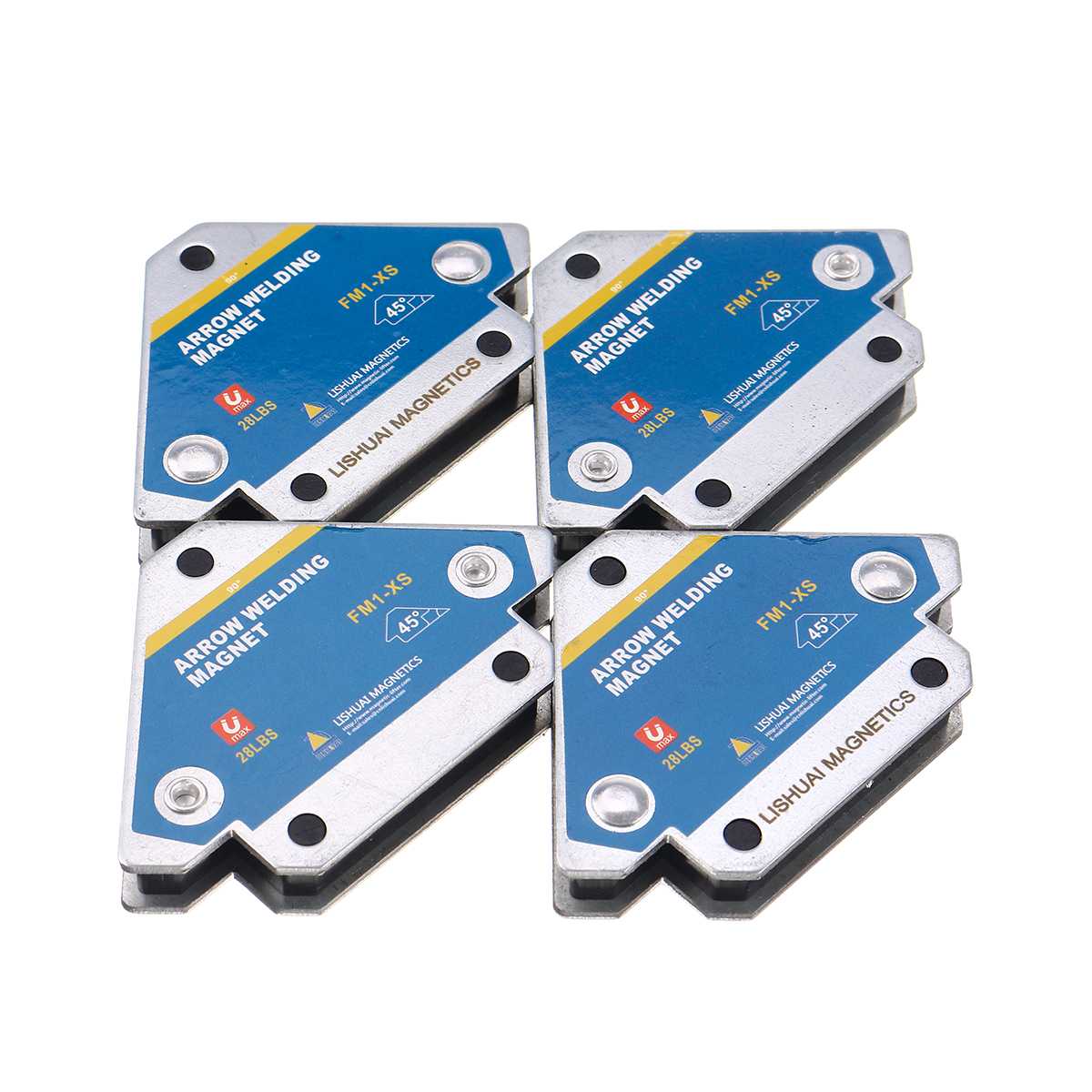4pcs Magnetic Welding Holders Multi-angle Solder Arrow Magnet Weld Fixer Positioner Ferrite Holding Auxiliary Locator Tools