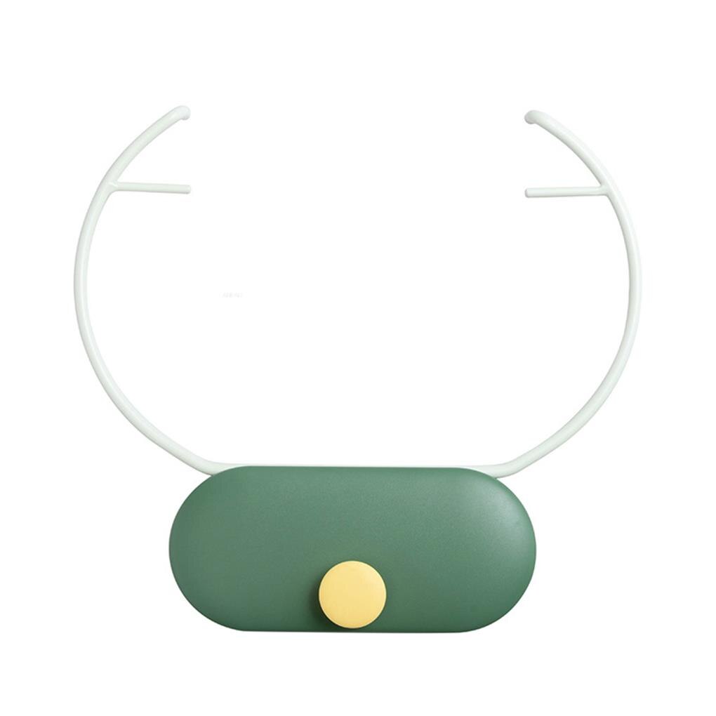 1pc Washstand Wall Mounted Bathroom Washbasin Rack Waterproof Foldable Free Punching Washstand Sapce-Saver Bathroom Storage Tool: green