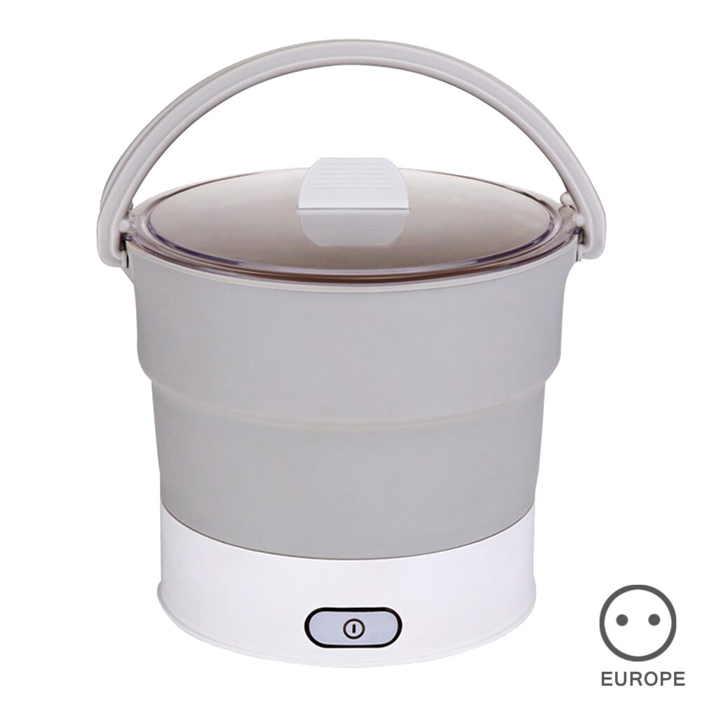 Opvouwbare Elektrische Draagbare Pot Fornuis Waterkoker Steamer Kook Dual Voltage Voor Keuken 66CY: EU