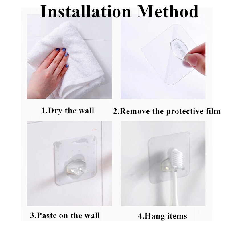 2/4pcs Transparent Toothbrush Holder Travel Stand Toilet Shaver Organizer Kids Tooth Brush Storage Rack Bathroom Accessories