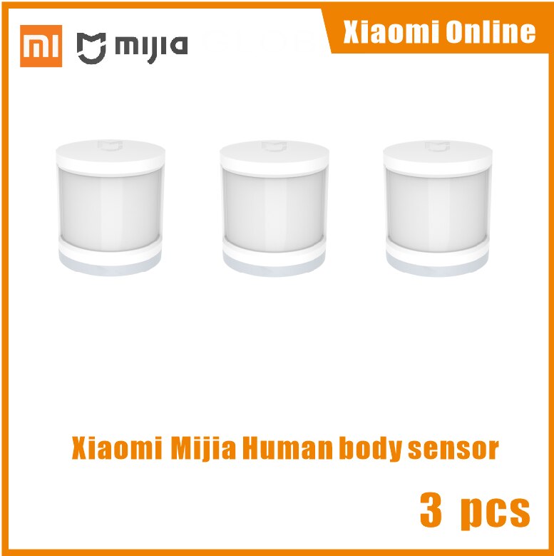 Original Xiaomi Menschlichen Körper Sensor Magnetische Zigbee Clever Heimat Super Praktische Clever Intelligente Gerät mit Drehen Halfter Möglichkeit: 3 Stck