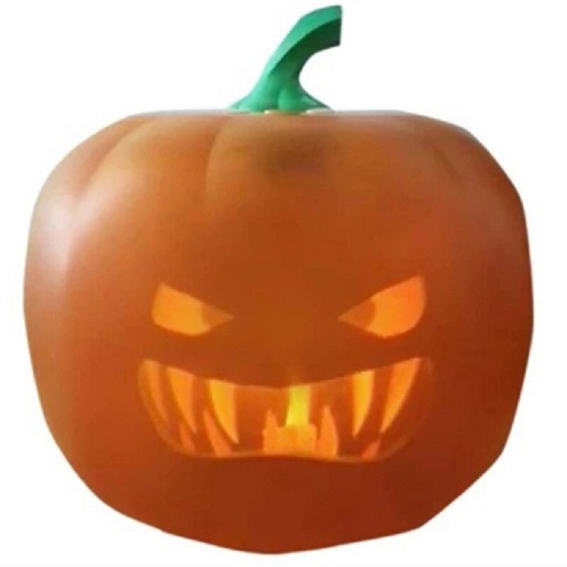 Halloween Talking Animated Pumpkin with Built-in 3-in-1 Projector & Speaker for Home Party