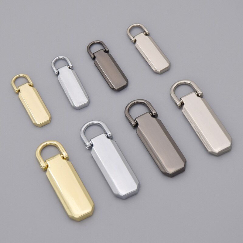 Tirettes de fermeture éclair en métal 10 pièces | Détachables 3 #5 # pour curseurs, Kits de réparation de la tête, tirette, languette, bricolage, accessoires de couture