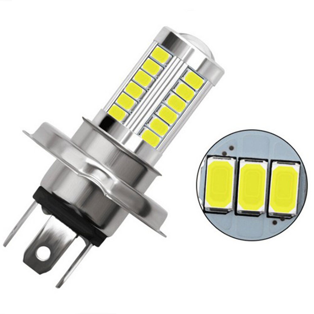H4 Led Lamp Auto Koplamp Koud Wit 33 Smd 5630 5730 Gloeilamp Auto Auto Fog Light Koplamp 12V dc