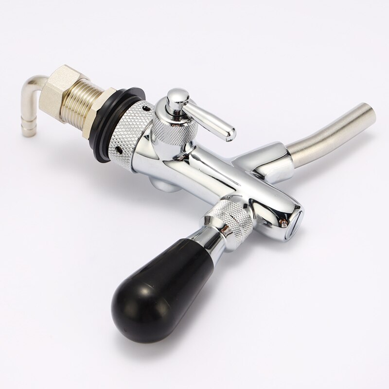 G5/8 Rvs Tapbier Kraan Verstelbare Kegerator Schacht Met Flow Controller Tap Dispenser Bar Homebrew Gereedschap