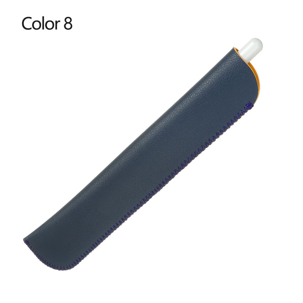 Funda de cuero PU para Apple Pencil Case, funda protectora para tableta Touch-Stylus, iPad Pro: Gris